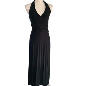 GEORGIOU STUDIO Black Cocktail Dress Gown